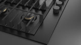 Fulgor Milano 36” Built-In Gas Cooktop Matte Black Gas Cooktop F4MTGK36MB1