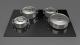 Fulgor Milano 30" Black Glass Induction Cooktop F4IT30B2