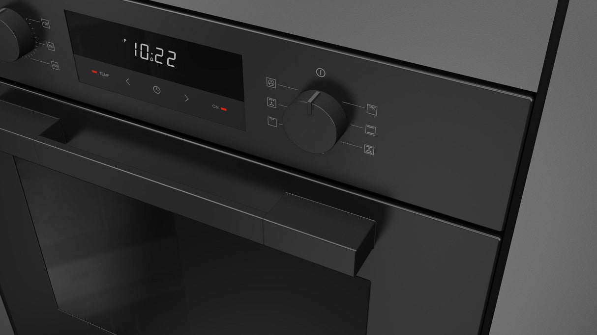 Fulgor Milano 24” Built-In Single Wall Oven Matte Black Electric Oven F1MSM24MB1