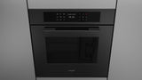Fulgor Milano Matteo 700 Series 24" Matte Black Single Wall Electric Self-Clean Oven F7MSP24MB1