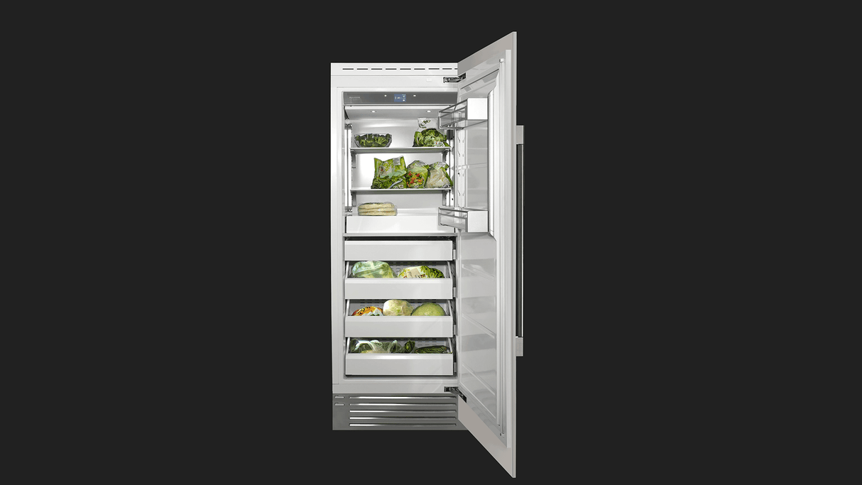 Fulgor Milano Sofia 700 Series 36" Stainless Steel Built-In Column Freezer F7SFC36S1R