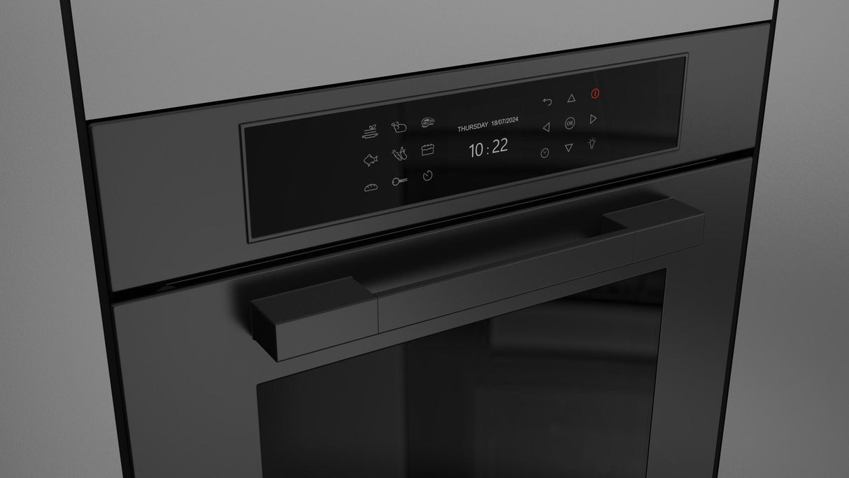 Fulgor Milano Matteo 700 Series 24" Matte Black Single Wall Electric Multifunction Oven F7MSM24MB1