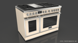 Fulgor Milano F4EDF486GBR1 48" Evoque Dual Fuel