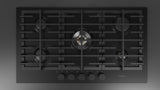 Fulgor Milano 36” Built-In Gas Cooktop Matte Black Gas Cooktop F4MTGK36MB1