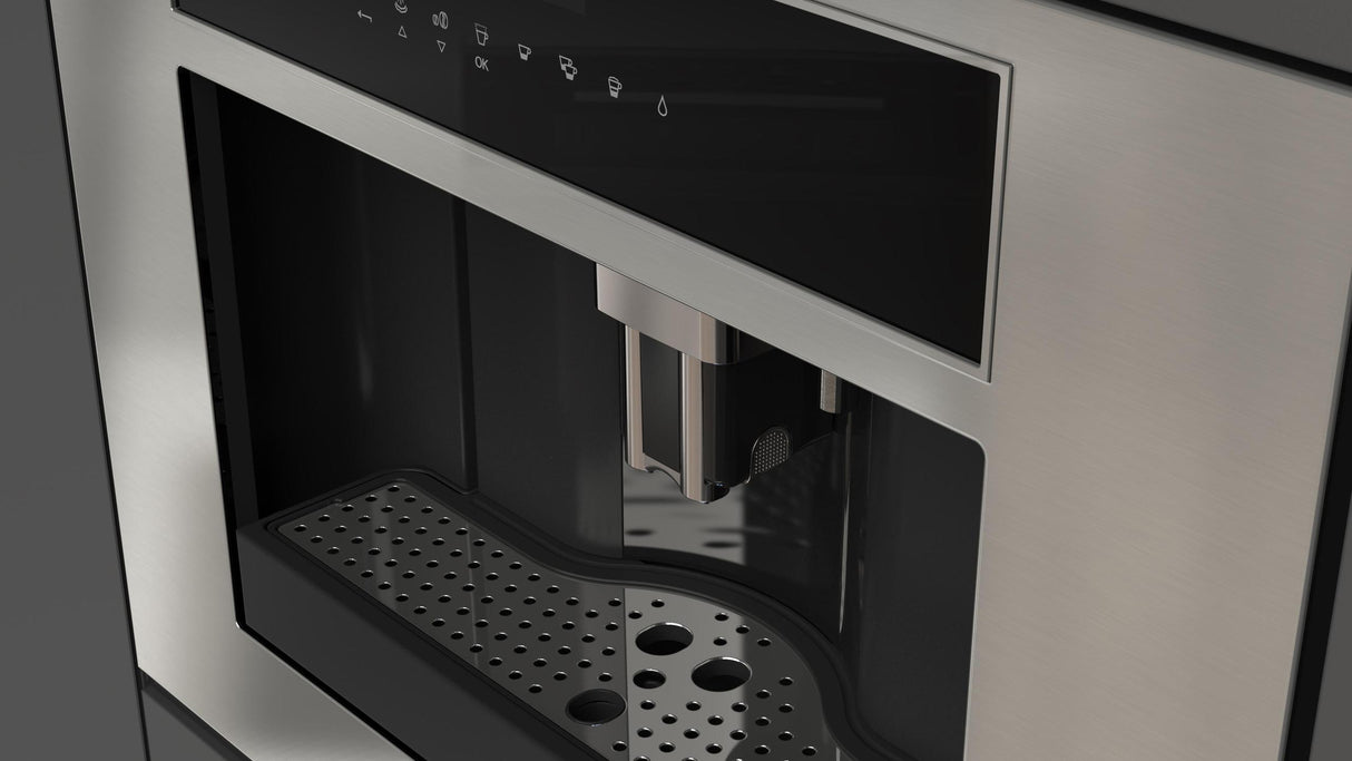 Fulgor Milano 24" Matte Stainless Built-In Coffee Machine F7MBC24S1