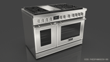 Fulgor Milano F4EDF486GBR1 48" Evoque Dual Fuel