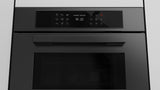 Fulgor Milano Matteo 700 Series 24" Matte Black Single Wall Electric Combi Speed Oven F7MSPD24MB1