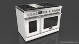 Fulgor Milano F4EDF486GBR1 48" Evoque Dual Fuel