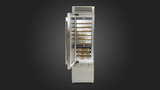 Fulgor Milano 24" Stainless Steel Tri-Zone Built-In Wine Cooler Left Hinge F7PBW24S2L