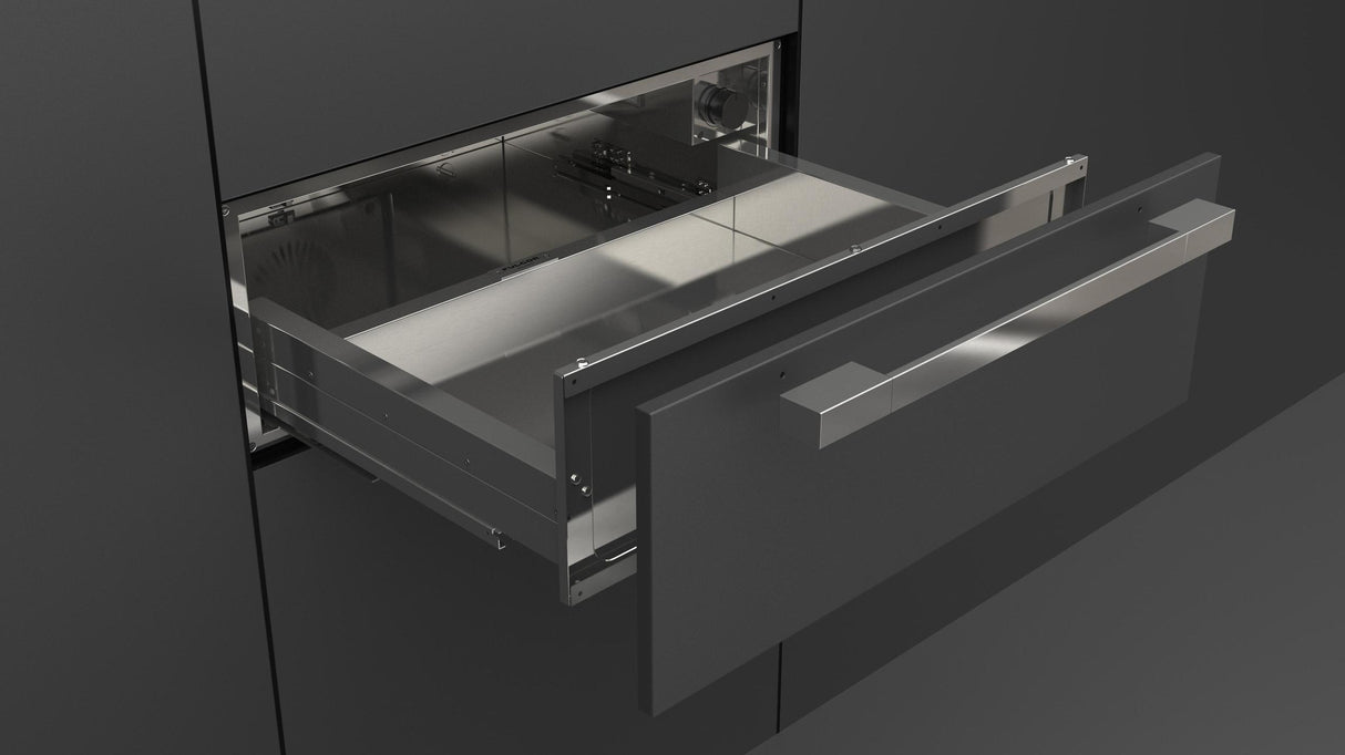 Fulgor Milano 600 Series 30" Custom Panel Ready Overlay Warming Drawer F6IWD30O1
