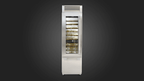Fulgor Milano 24" Stainless Steel Tri-Zone Built-In Wine Cooler Left Hinge F7PBW24S2L