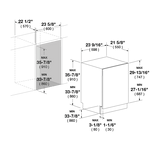 Fulgor Milano 24" Overlay Built-In Dishwasher F7DWT24FI1