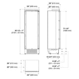 Fulgor Milano 24” Built-In Freezer Column F7IFC24O1R