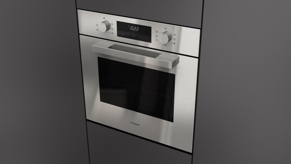 Fulgor Milano 24” Built-In Single Wall Oven Stainless Steel Electric Oven F1MSM24S1