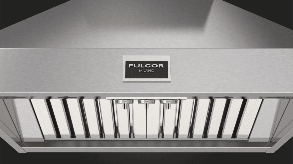 Fulgor Milano 36" Pro Chimney Hood Stainless Steel Wall Mount Range Hood F6PC36DS1