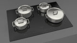 Fulgor Milano 30" Black Glass Induction Cooktop F4IT30B2