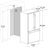 Fulgor Milano FM6FBM36SS 36" French Door Fridge