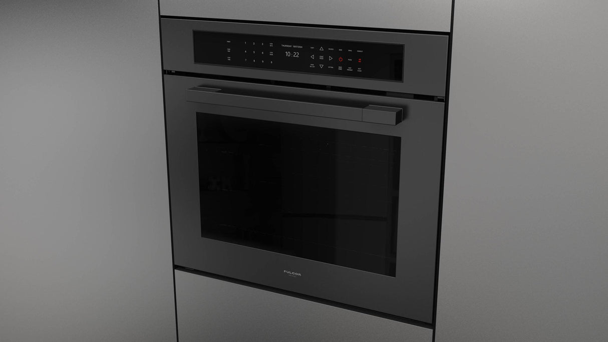 Fulgor Milano Matteo 700 Series 30" Matte Black Single Wall Electric Self-Clean Oven F7MSP30MB1