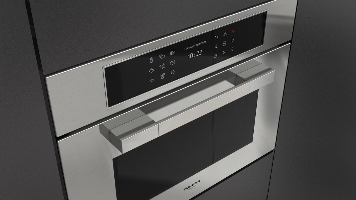 Fulgor Milano Matteo 700 Series 24" Stainless Steel Single Wall Electric Combi Speed Oven F7MSPD24S1