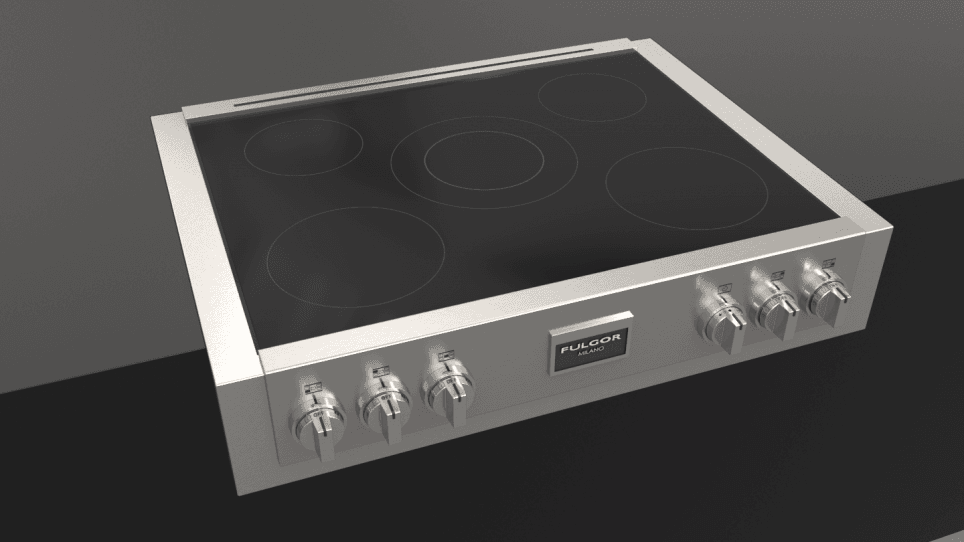 Fulgor Milano Sofia 36" Induction Rangetop Stainless Steel Built-In Cooktop F6IRT365S1