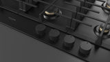 Fulgor Milano 36” Built-In Gas Cooktop Matte Black Gas Cooktop