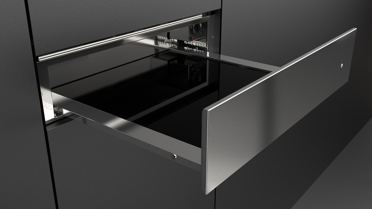 Fulgor Milano Matteo 400 Series 24" Fingerprint-Resistant Stainless Steel Warming Drawer F4MWD24S1