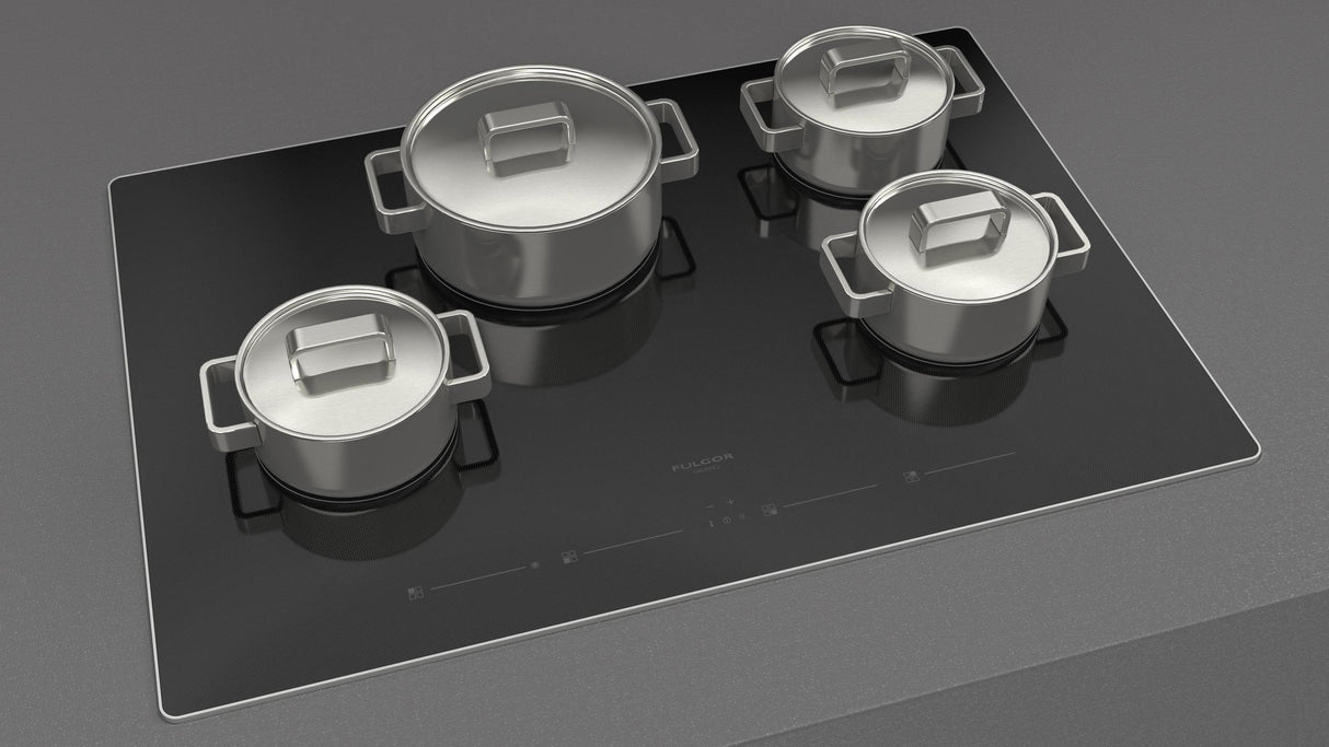 Fulgor Milano 30” Built-In Glass-Ceramic Electric Cooktop Glossy Black F7RT30S1