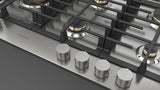 Fulgor Milano 36” Built-In Gas Cooktop Stainless Steel Gas Cooktop F4MEGK36S1