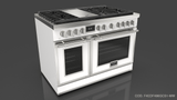 Fulgor Milano F4EDF486GBR1 48" Evoque Dual Fuel