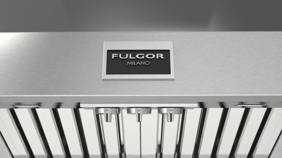 Fulgor Milano 36" Pro Chimney Hood Stainless Steel Wall Mount Range Hood F6PC36DS1