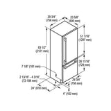 Fulgor Milano 30" Built-In Column Refrigerator Specialty Refrigerator FM4BM30FBI