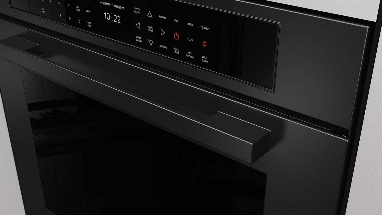 Fulgor Milano 30" Matte Black Double Wall Electric Oven F7MDP30MB1