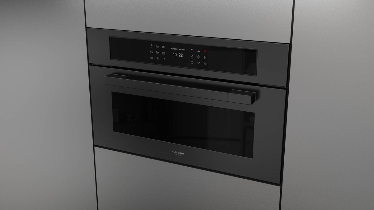 Fulgor Milano Matteo 700 Series 30" Matte Black Single Wall Electric Combi Speed Oven F7MSPD30MB1