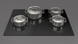 Fulgor Milano 30” Built-In Glass-Ceramic Electric Cooktop Glossy Black F7RT30B1