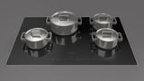 Fulgor Milano 30” Built-In Glass-Ceramic Electric Cooktop Glossy Black F7RT30S1