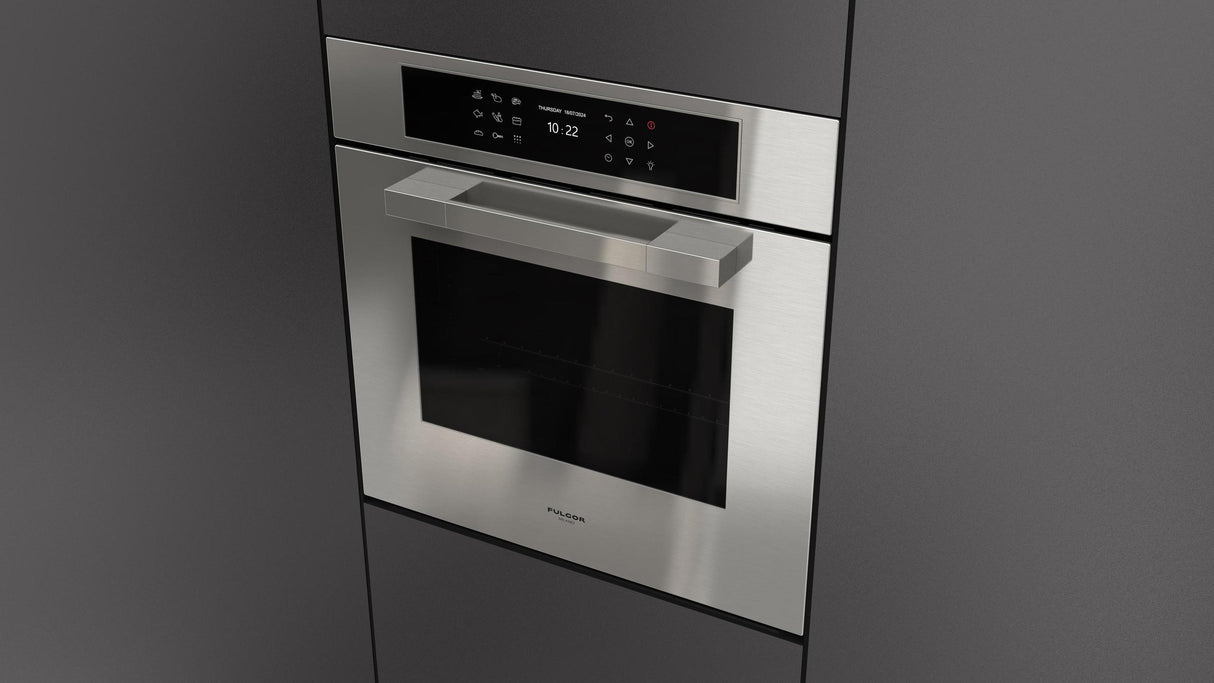 Fulgor Milano Matteo 700 Series 24" Stainless Steel Single Wall Electric Self-Clean Oven F7MSP24S1