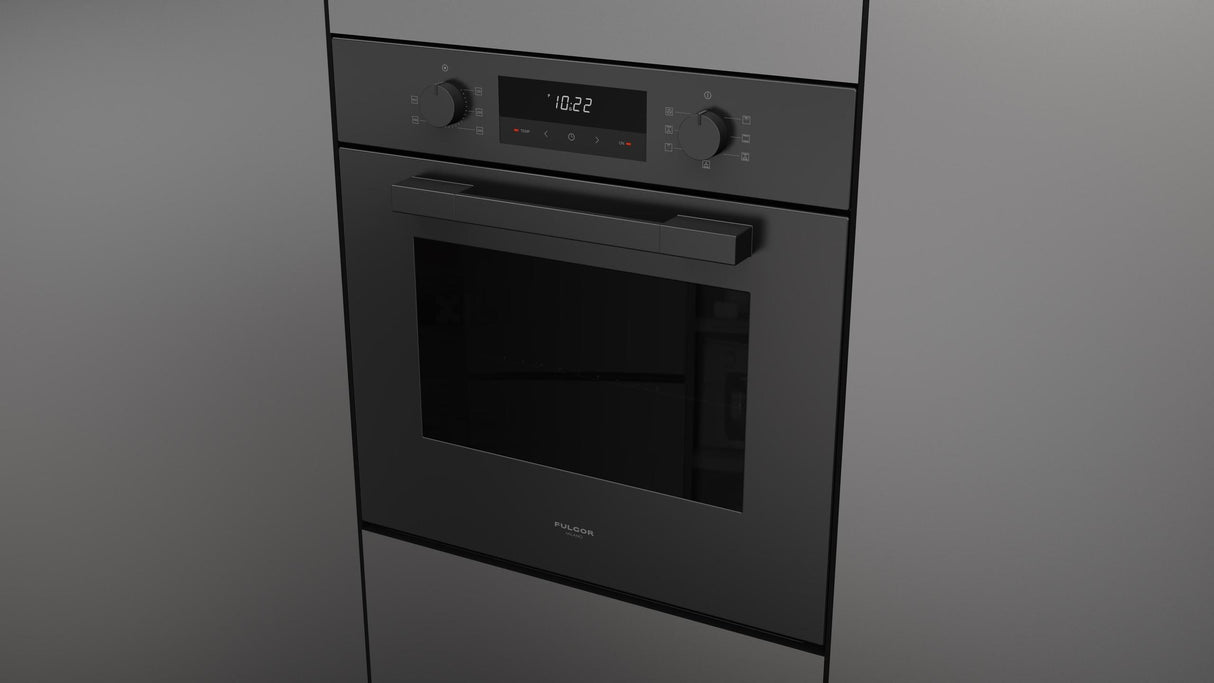 Fulgor Milano 24” Built-In Single Wall Oven Matte Black Electric Oven F1MSM24MB1