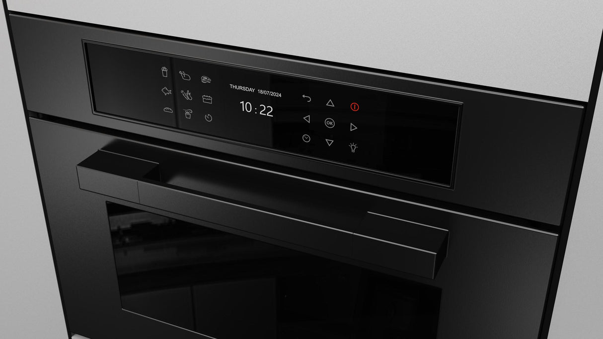 Fulgor Milano Matteo 700 Series 24" Matte Black Single Wall Electric Combi Speed Oven F7MSPD24MB1