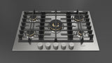 Fulgor Milano 30” Built-In Gas Cooktop Stainless Steel Gas Cooktop F4MGK30S1