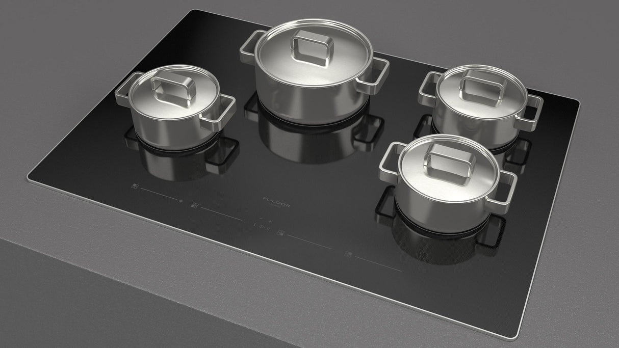 Fulgor Milano 30” Built-In Glass-Ceramic Electric Cooktop Glossy Black F7RT30S1