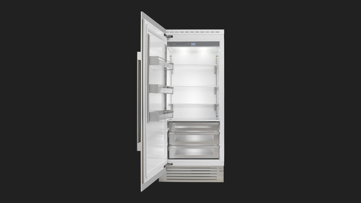 Fulgor Milano Sofia 700 Series 36" 21.54 Cu. Ft. Panel Ready Built-In Refrigerator Column F7IRC36O1L