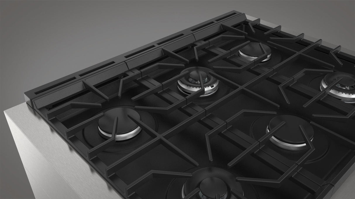 Fulgor Milano 36” Freestanding Gas Range Accento F4PGR366S2