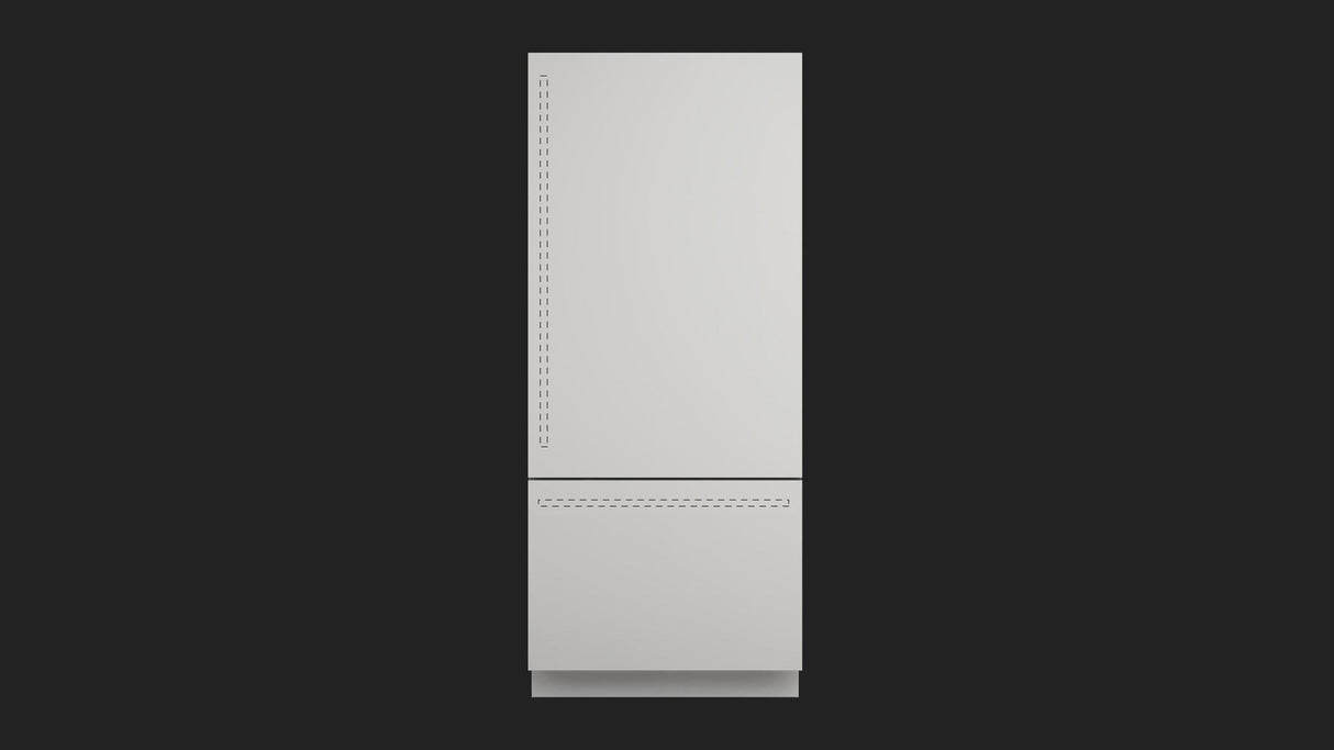 Fulgor Milano 36" Panel Ready Bottom Freezer Built-In Refrigerator F7IBM36O2R