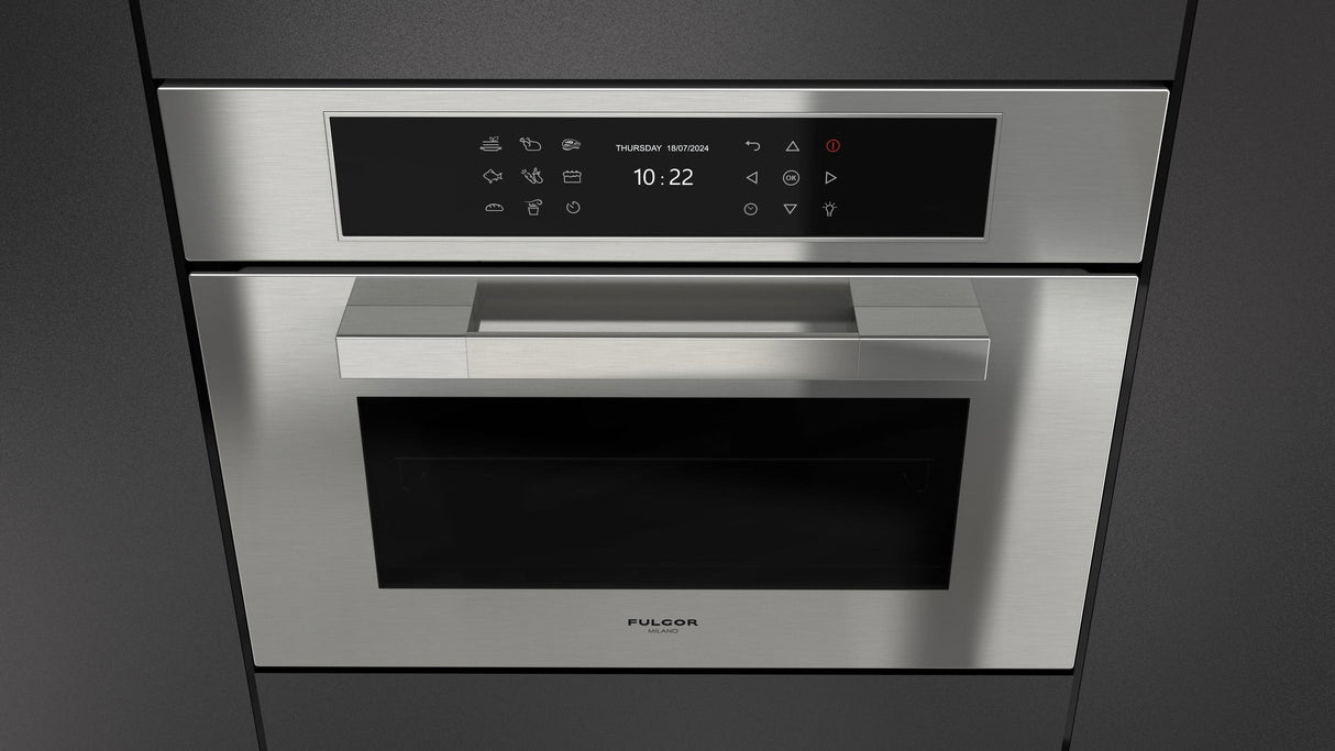 Fulgor Milano 24" Matte Stainless Single Wall Electric Oven F7MSCO24S1