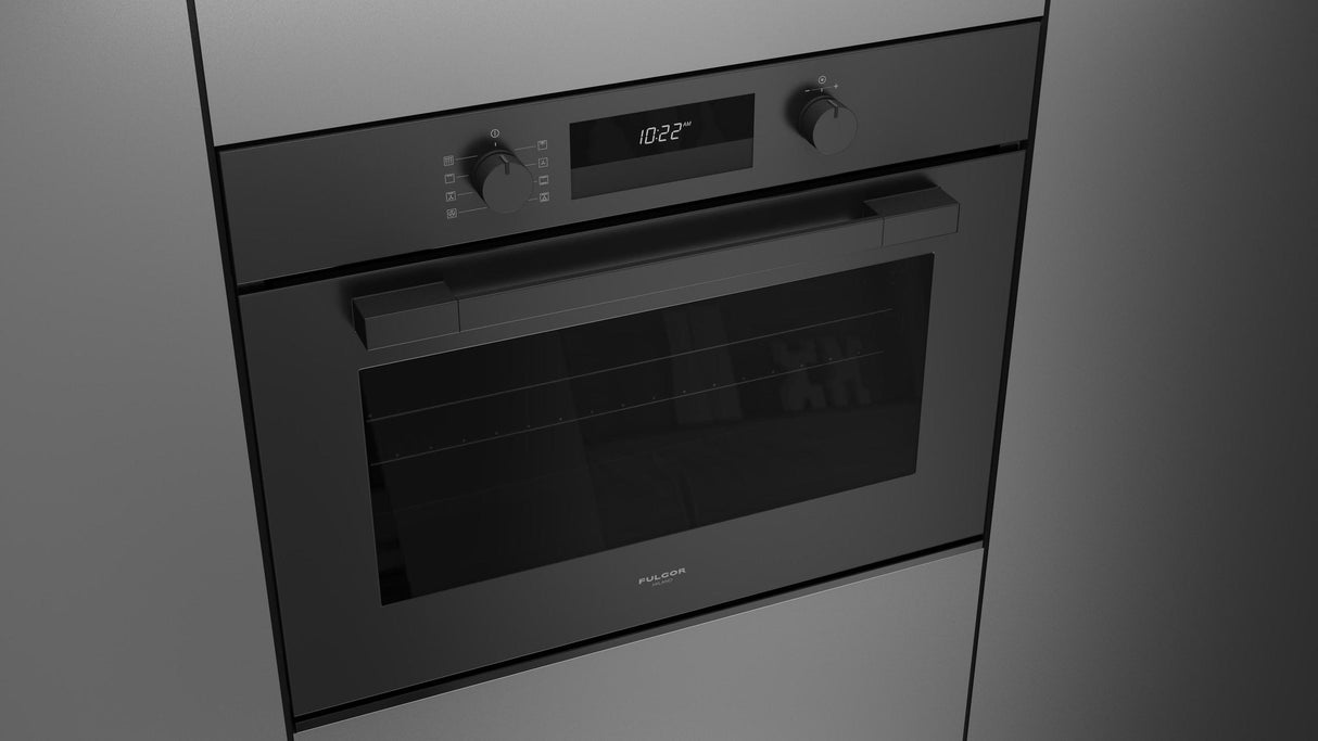 Fulgor Milano 30” Built-In Single Wall Oven Matte Black Electric Oven