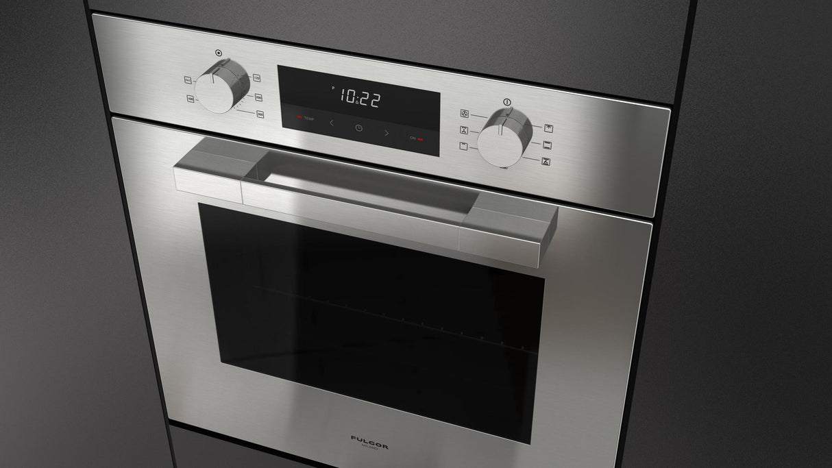 Fulgor Milano 24” Built-In Single Wall Oven Stainless Steel Electric Oven F1MSM24S1
