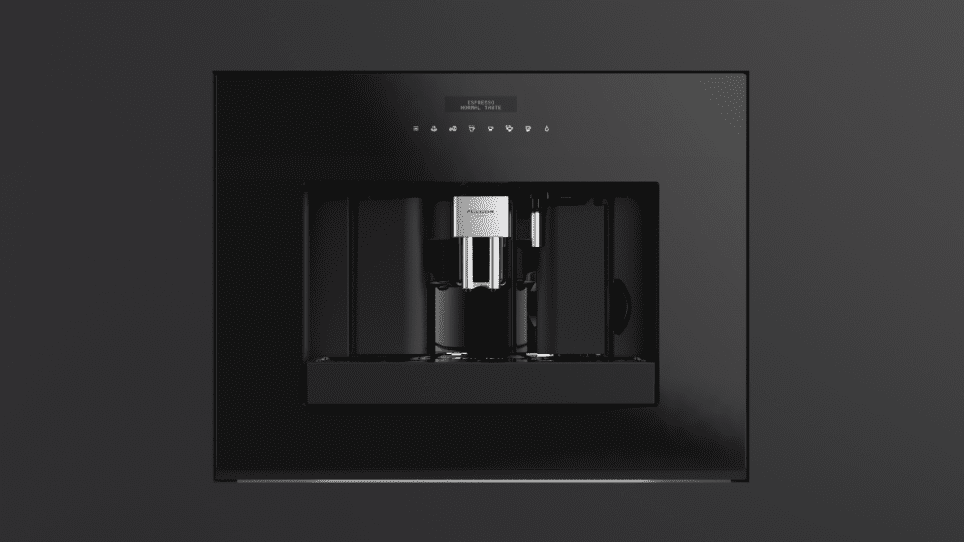 Fulgor Milano 700 Series 24" Built-In Coffee Machine Black Glass F7BC24B1
