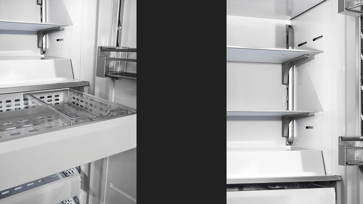 Fulgor Milano Sofia 700 Series 36" Stainless Steel Built-In Column Freezer F7SFC36S1R