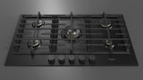Fulgor Milano 36” Built-In Gas Cooktop Matte Black Gas Cooktop F4MTGK36MB1