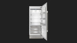 Fulgor Milano Sofia 700 Series 36" 21.54 Cu. Ft. Panel Ready Built-In Refrigerator Column F7IRC36O1R